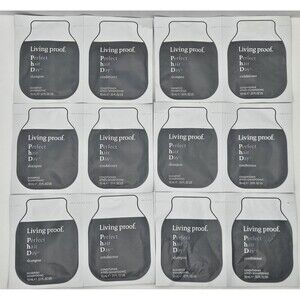 Six Living Proof Perfect Hair Day DUO Shampoo & Conditioner Travel Sample .33oz